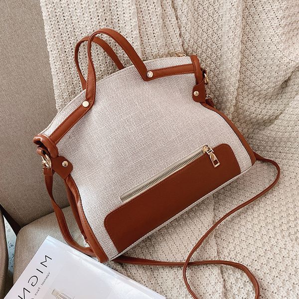 women's autumn and winter new fashion canvas handbag single shoulder messenger versatile large capacity bag
women's autumn and winter new fashion canvas handbag single shoulder messenger versatile large capacity bag