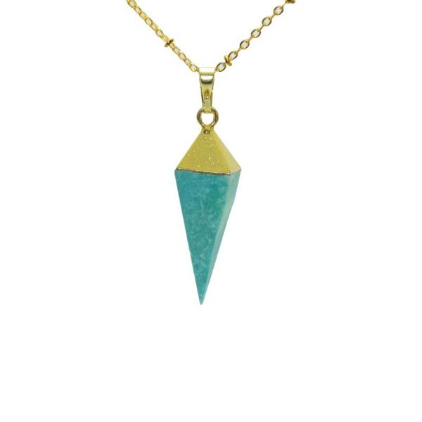 pendant necklaces 1pc green marble natural stone gem necklace gold point rhombus jewelry howlite healing girl, Silver
pendant necklaces 1pc green marble natural stone gem necklace gold point rhombus jewelry howlite healing girl, Silver