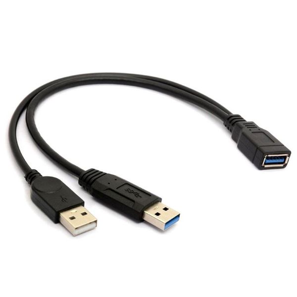 audio cables & connectors 0.3musb 3.0 female to dual usb male extra power data y extension splitter cable sync adapter
audio cables & connectors 0.3musb 3.0 female to dual usb male extra power data y extension splitter cable sync adapter