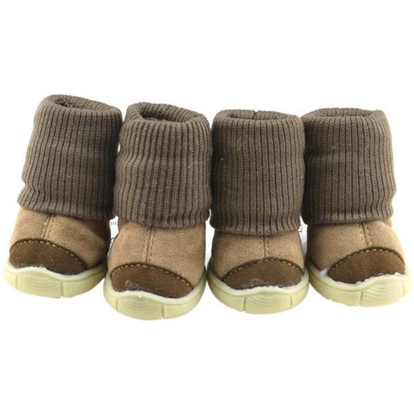 dog apparel winter pet shoes anti-slip cotton soft leather cashmere waterproof warm booties boots belt decoration
dog apparel winter pet shoes anti-slip cotton soft leather cashmere waterproof warm booties boots belt decoration