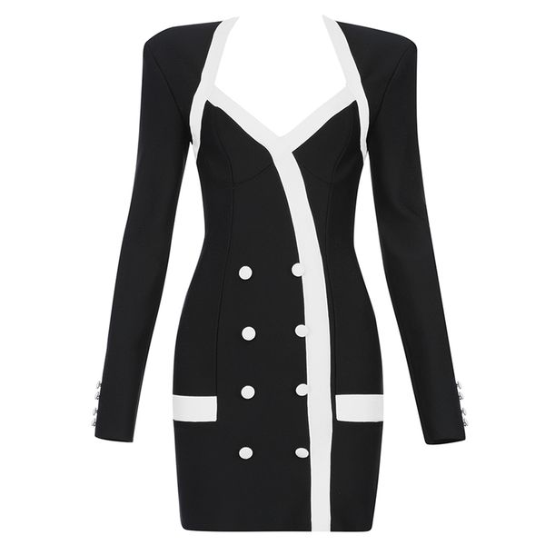 bandage dress elegant est fashion blazer women buttons party club ladies clothing 210515, Black;gray
bandage dress elegant est fashion blazer women buttons party club ladies clothing 210515, Black;gray