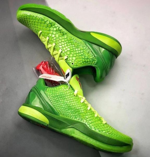 6 2021 released christmas protro grinch mamba green apple/volt-crimson-black man outdoor shoes sports sneakers with original box
6 2021 released christmas protro grinch mamba green apple/volt-crimson-black man outdoor shoes sports sneakers with original box