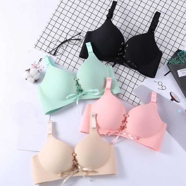 bras women candy color bandage push-up bra 2021 one-piece seamless wire 70 75 80 85 b cup bh lady female cute intimates, Red;black
bras women candy color bandage push-up bra 2021 one-piece seamless wire 70 75 80 85 b cup bh lady female cute intimates, Red;black