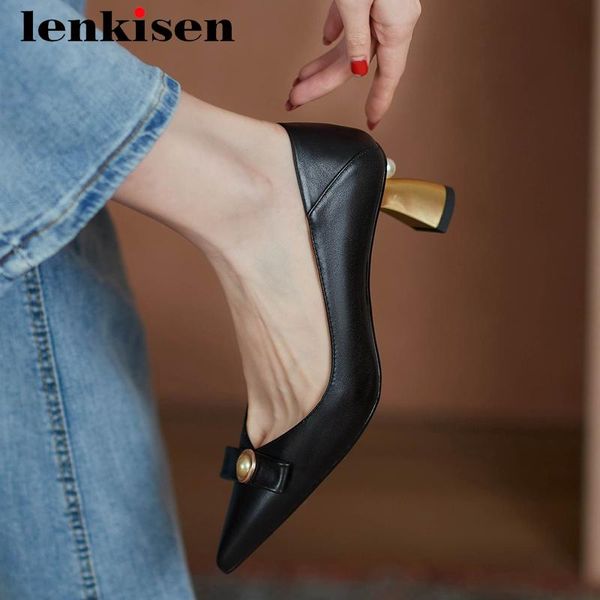 dress shoes lenkisen est style full grain leather butterfly-knot sweet girls pointed toe high strange heel slip on mature women pumps l13, Black
dress shoes lenkisen est style full grain leather butterfly-knot sweet girls pointed toe high strange heel slip on mature women pumps l13, Black