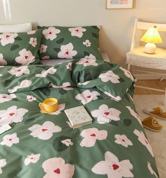 fashion green flower bedding set kid teen girl,cotton twin full floral home textile bed sheet pillowcase quilt cover1
fashion green flower bedding set kid teen girl,cotton twin full floral home textile bed sheet pillowcase quilt cover1