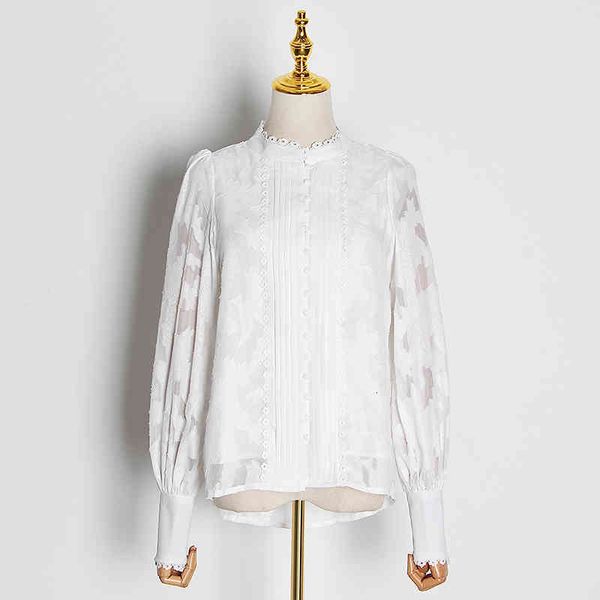 hoodie white patchwork shirt for women stand collar lantern long sleeve casual blouse female fashion clothing 2021, Black
hoodie white patchwork shirt for women stand collar lantern long sleeve casual blouse female fashion clothing 2021, Black