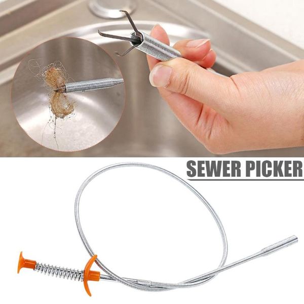 60/85cm bendable sewer picker pipe hair garbage cleaner washstand toilet dredge tool sink drains grabber bath accessory set
60/85cm bendable sewer picker pipe hair garbage cleaner washstand toilet dredge tool sink drains grabber bath accessory set