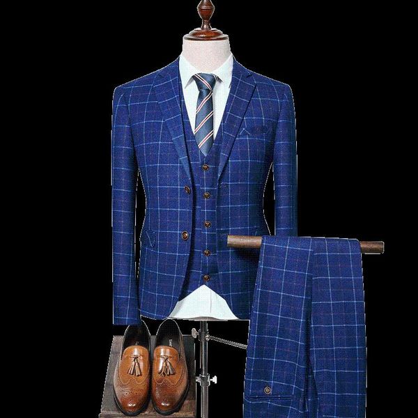 fashion business men plaid suits slim design suit jacket and pant with vests asian size xxl xxxl classic wedding men's & blazers, White;black
fashion business men plaid suits slim design suit jacket and pant with vests asian size xxl xxxl classic wedding men's & blazers, White;black