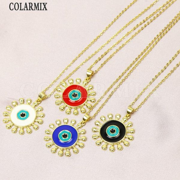 pendant necklaces 6 pcs mix color enamel eyes necklace jewelry accessories gift 51815, Silver
pendant necklaces 6 pcs mix color enamel eyes necklace jewelry accessories gift 51815, Silver