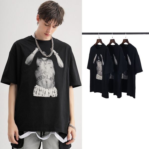 gaojiechao 2pac print rap fashion portrait print men's hip hop short sleeve t-shirt, White;black
gaojiechao 2pac print rap fashion portrait print men's hip hop short sleeve t-shirt, White;black