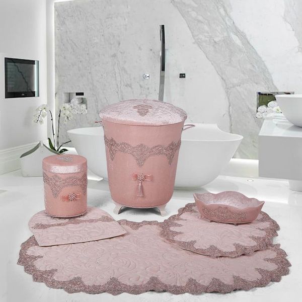 bath mats bonny home luxury pink 6 pieces laundry basket set & mat organizer dirty clothes storage and bathroom rugs
bath mats bonny home luxury pink 6 pieces laundry basket set & mat organizer dirty clothes storage and bathroom rugs