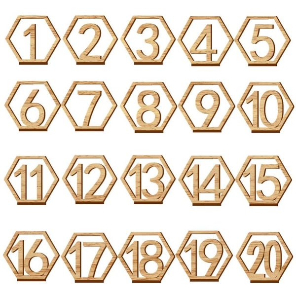 party decoration 1-20 wooden wedding table numbers hexagon sign wood number 21-40 rustic signs engagement seat
party decoration 1-20 wooden wedding table numbers hexagon sign wood number 21-40 rustic signs engagement seat