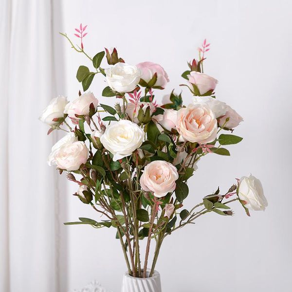 decorative flowers & wreaths 6 heads artificial happy rose tea flower home el wedding road guide decoration
decorative flowers & wreaths 6 heads artificial happy rose tea flower home el wedding road guide decoration