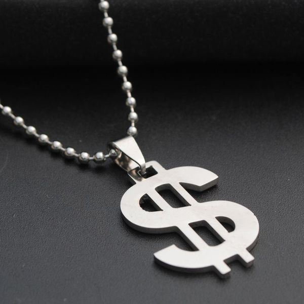 1pcs stainless steel dollar american money sign pendant necklace world universal currency rich lucky gift jewelry necklaces, Silver
1pcs stainless steel dollar american money sign pendant necklace world universal currency rich lucky gift jewelry necklaces, Silver