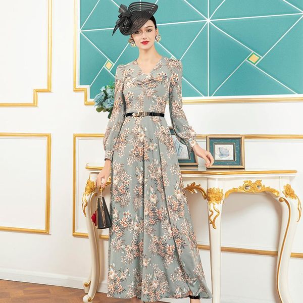 casual dresses spring autumn women dress printed flowers office lady chiffon birthday for slim waist dz1375, Black;gray
casual dresses spring autumn women dress printed flowers office lady chiffon birthday for slim waist dz1375, Black;gray