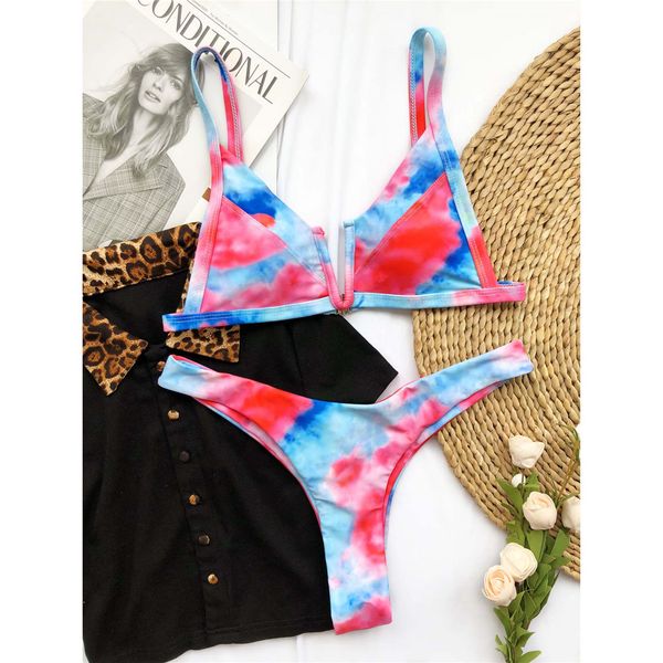 new tie dye v neck thong bikini female swimsuit women swimwear two-pieces bikini set bather bathing suit swim lady k2636
new tie dye v neck thong bikini female swimsuit women swimwear two-pieces bikini set bather bathing suit swim lady k2636