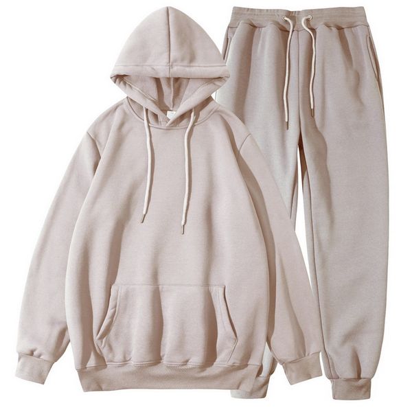 two pieces set hooded sweatshirt suit men woman sportswear hoodie autumn hoodie + pants suit, Gray
two pieces set hooded sweatshirt suit men woman sportswear hoodie autumn hoodie + pants suit, Gray