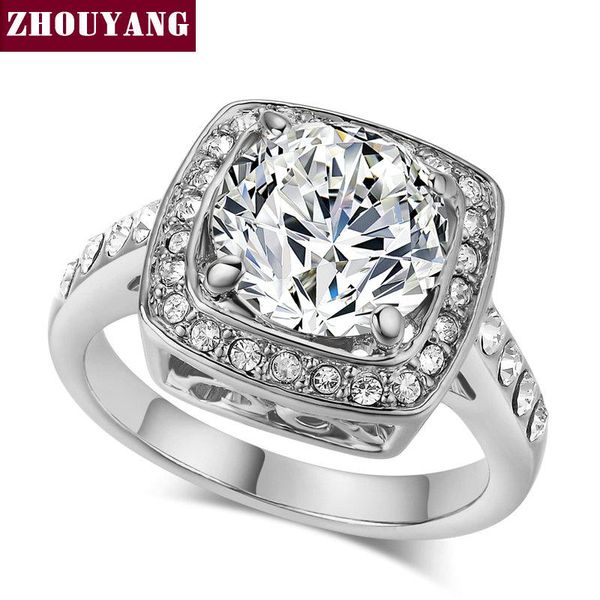 cluster rings zhouyang zyr071 crystal ring silver color austrian crystals full sizes, Golden;silver
cluster rings zhouyang zyr071 crystal ring silver color austrian crystals full sizes, Golden;silver