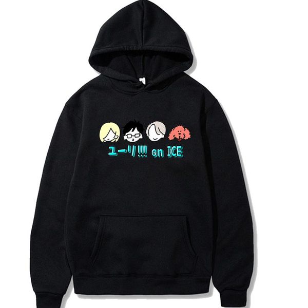 men's hoodies & sweatshirts harajuku anime yuri on ice fashion cartoon kawaii victor nikiforov\katsuki friend men women oversize sweats, Black
men's hoodies & sweatshirts harajuku anime yuri on ice fashion cartoon kawaii victor nikiforov\katsuki friend men women oversize sweats, Black