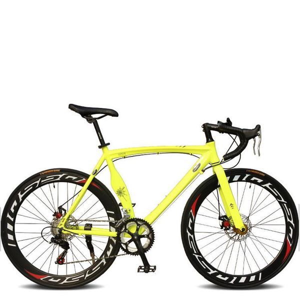 original x-front brand bend highway disc brake 700c 14 speed road bike aluminum alloy bicicleta racing bicycle yellow green
original x-front brand bend highway disc brake 700c 14 speed road bike aluminum alloy bicicleta racing bicycle yellow green