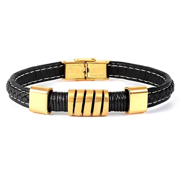 bangles bracelets selling titanium steel leather rope bracelet and stainless, Black
bangles bracelets selling titanium steel leather rope bracelet and stainless, Black