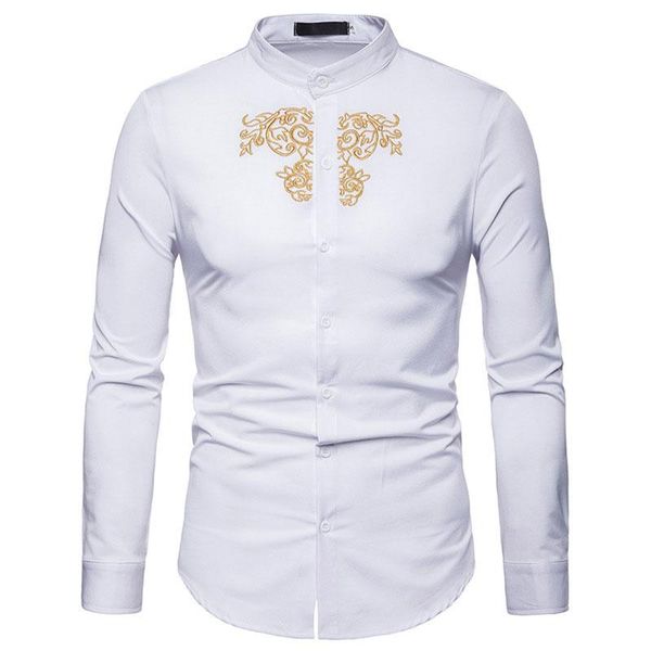 men's casual shirts dress shirt men 2021 autumn slim fit long sleeve henley male camisa social masculina, White;black
men's casual shirts dress shirt men 2021 autumn slim fit long sleeve henley male camisa social masculina, White;black