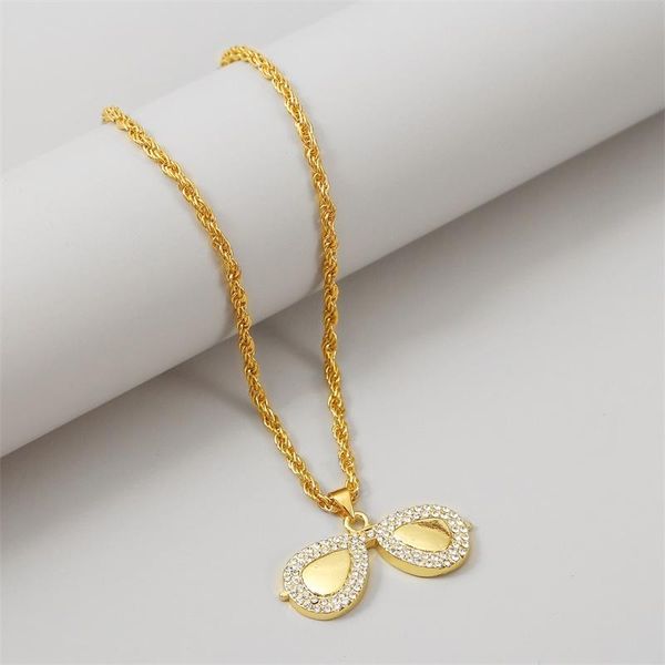 pendant necklaces punk style trendy rhinestone glasses shape & pendants women men fashion long rope chain gold metal statement necklace, Silver
pendant necklaces punk style trendy rhinestone glasses shape & pendants women men fashion long rope chain gold metal statement necklace, Silver