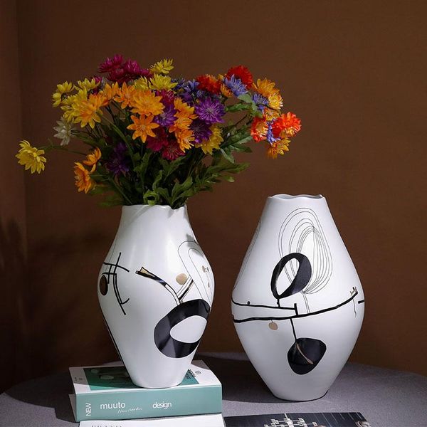 vases modern minimalist painting abstract ceramic vase home soft design living room tv cabinet ornaments
vases modern minimalist painting abstract ceramic vase home soft design living room tv cabinet ornaments