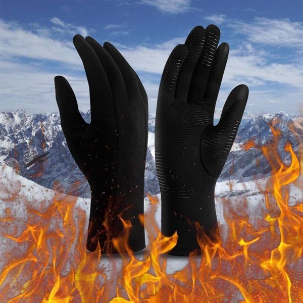 sports gloves touchscreen winter thermal warm cycling bicycle bike ski outdoor camping hiking motorcycle full finger, Black
sports gloves touchscreen winter thermal warm cycling bicycle bike ski outdoor camping hiking motorcycle full finger, Black