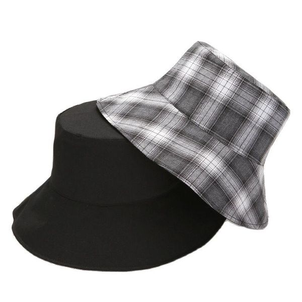 wide brim hats fishermen cap summer retro plaid art bucket for women cotton casual sunscreen double-sided wear men basin caps, Blue;gray
wide brim hats fishermen cap summer retro plaid art bucket for women cotton casual sunscreen double-sided wear men basin caps, Blue;gray