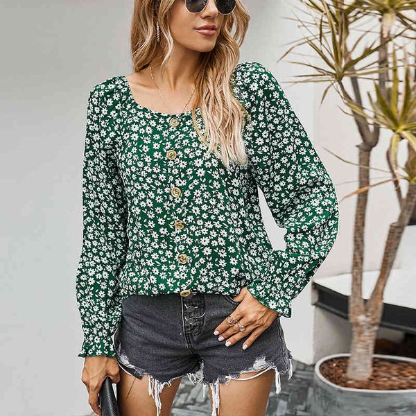 autumn square collar floral loose shirt women blouse button vintage red for women clothing full sleeves shirts lady 210514, White
autumn square collar floral loose shirt women blouse button vintage red for women clothing full sleeves shirts lady 210514, White