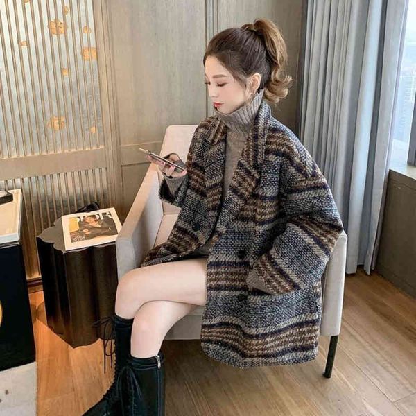 women's wool & blends chess mode wool mixes woman's coat warm autumn korean s female long blend feud, Black
women's wool & blends chess mode wool mixes woman's coat warm autumn korean s female long blend feud, Black