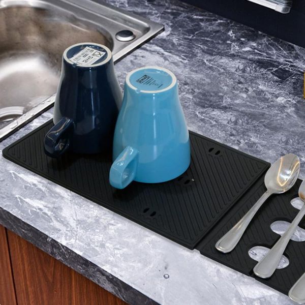 mats & pads multiple utensil holder, folding nonslip silicone reusable dish drying mat cutting board for kitchen, 3 colors
mats & pads multiple utensil holder, folding nonslip silicone reusable dish drying mat cutting board for kitchen, 3 colors