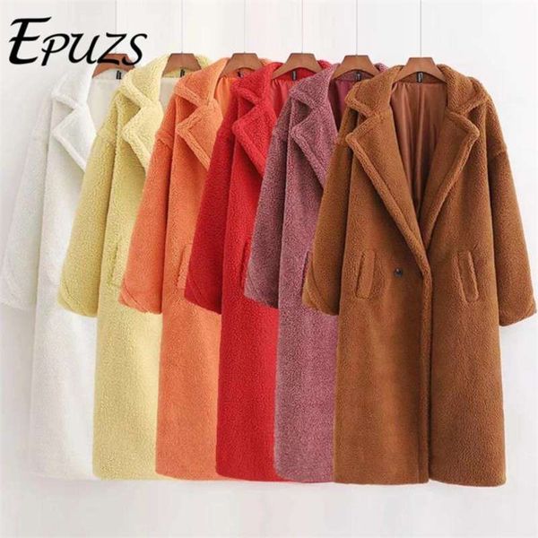 winter red pink teddy coat women faux fur vintage thick warm long winter jacket lady lambswool outwear 210928, Black
winter red pink teddy coat women faux fur vintage thick warm long winter jacket lady lambswool outwear 210928, Black