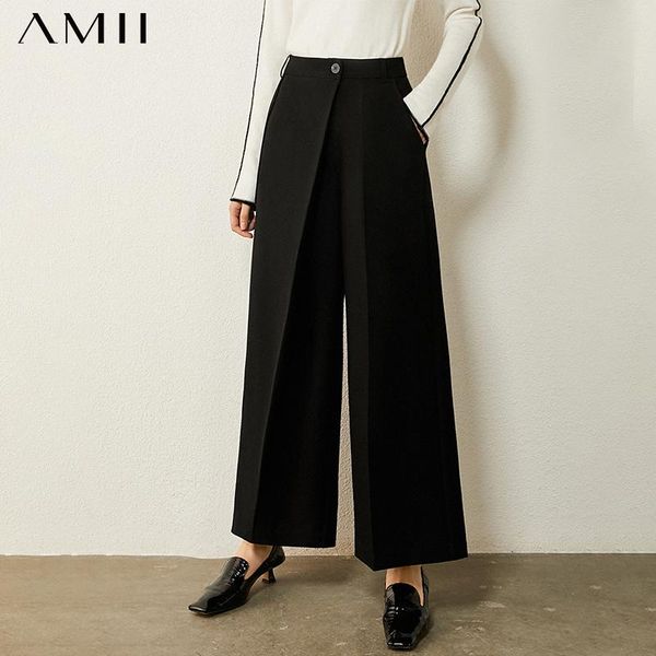 women's pants & capris amii minimalism autumn winter fashion causal solid straight ankel-length female trousers 12030485, Black;white
women's pants & capris amii minimalism autumn winter fashion causal solid straight ankel-length female trousers 12030485, Black;white