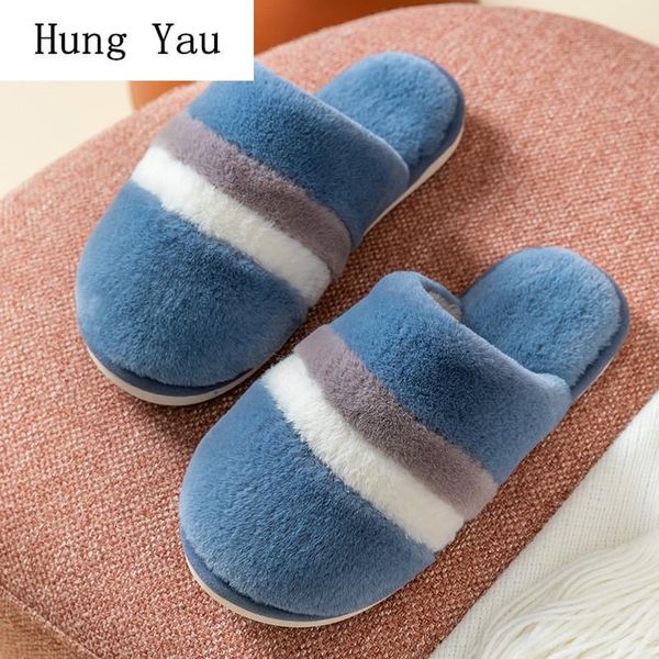 women men slippers flips flops winter warm shoes striped fashion platform home slides non-slip couple flats indoor comfortable, Black
women men slippers flips flops winter warm shoes striped fashion platform home slides non-slip couple flats indoor comfortable, Black