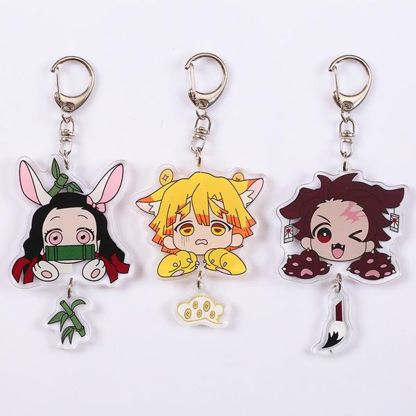 keychains demon slayer keychain man kamado nezuko women key chain for bags creative cute pendant kids jewellery metal brelok, Silver
keychains demon slayer keychain man kamado nezuko women key chain for bags creative cute pendant kids jewellery metal brelok, Silver