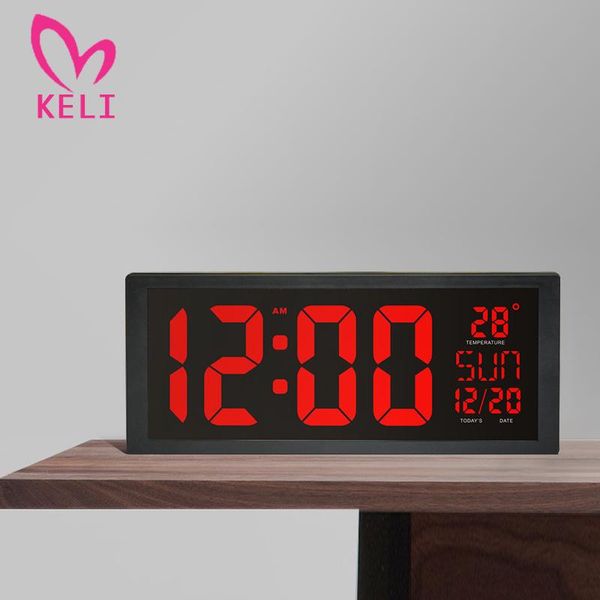 large led screen electronic wall clock with calendar week digital desk home decoration clocks
large led screen electronic wall clock with calendar week digital desk home decoration clocks