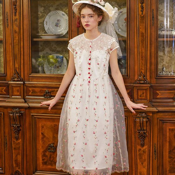 casual dresses summer women sweet elegant slim white midi ladies vintage retro floral embroidery mori girls long femme mhp5, Black;gray
casual dresses summer women sweet elegant slim white midi ladies vintage retro floral embroidery mori girls long femme mhp5, Black;gray