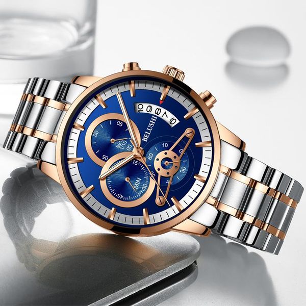 wristwatches belushi brand mens watches luxury sports quartz watch men stainless steel waterproof chronograph wristwatch date male clock, Slivery;brown
wristwatches belushi brand mens watches luxury sports quartz watch men stainless steel waterproof chronograph wristwatch date male clock, Slivery;brown