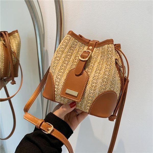 evening bags fashion western style straw woven bag 2021 female simple and casual korean single shoulder messenger mini bucket
evening bags fashion western style straw woven bag 2021 female simple and casual korean single shoulder messenger mini bucket
