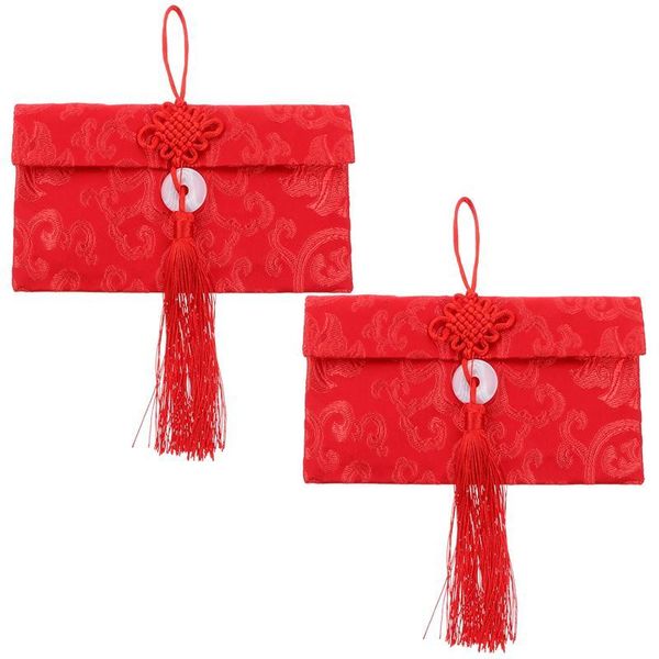 gift wrap 2 pcs chinese year red envelopes gold stamping brocade pockets
gift wrap 2 pcs chinese year red envelopes gold stamping brocade pockets