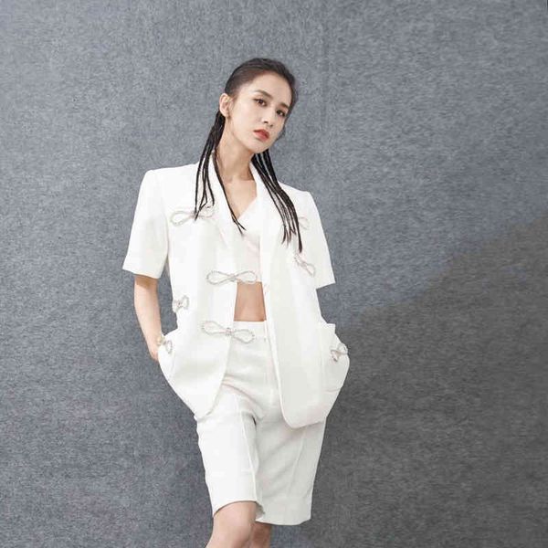 pant elegant of two pieces defines fashions feminine white design strass bow loose suit + high waist jacket short outfits jcf9
pant elegant of two pieces defines fashions feminine white design strass bow loose suit + high waist jacket short outfits jcf9