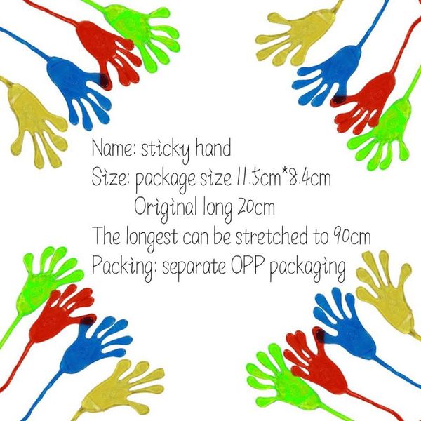 1pcs kids sticky hands palm party favor toys novelties prizes birthday gift for children toy antistress deformed fridge magnets
1pcs kids sticky hands palm party favor toys novelties prizes birthday gift for children toy antistress deformed fridge magnets