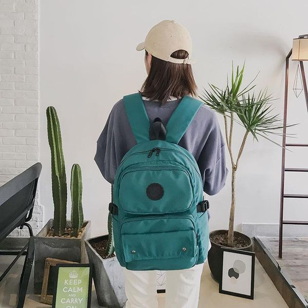 backpack college style multi-functional student schoolbag versatile simple solid color large capacity travel
backpack college style multi-functional student schoolbag versatile simple solid color large capacity travel
