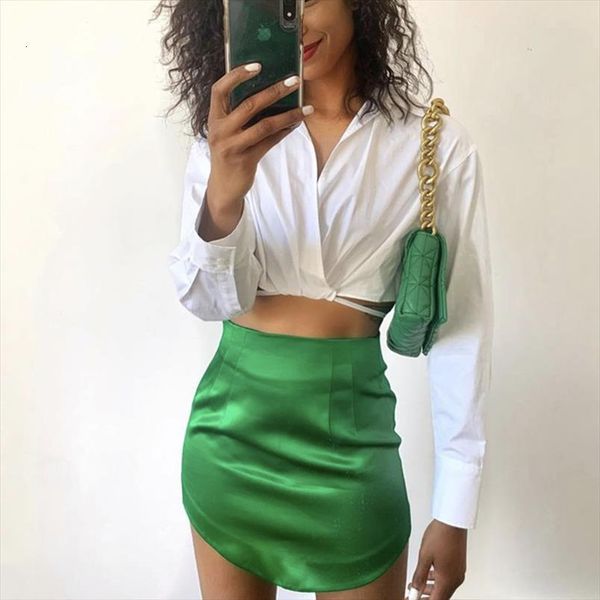 elegant green satin mini summer womens skirt fashion slim high waisted ladies streetwear short, Black
elegant green satin mini summer womens skirt fashion slim high waisted ladies streetwear short, Black