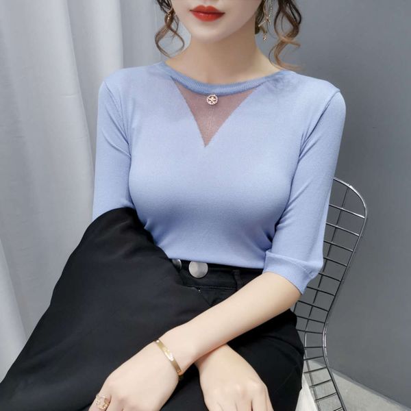 women's sweaters tees sweater ice silk knitted short sleeve t-shirt for women's summer wear pvkt i8r2, White;black
women's sweaters tees sweater ice silk knitted short sleeve t-shirt for women's summer wear pvkt i8r2, White;black