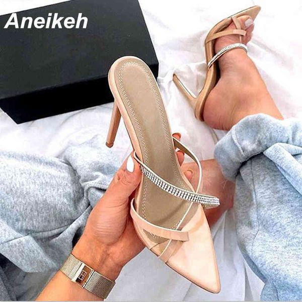 summer woman shoes slippers slides crystal pu fashion shallow thin heels slip-on outside pointed toe pumps size 41 210507, Black
summer woman shoes slippers slides crystal pu fashion shallow thin heels slip-on outside pointed toe pumps size 41 210507, Black