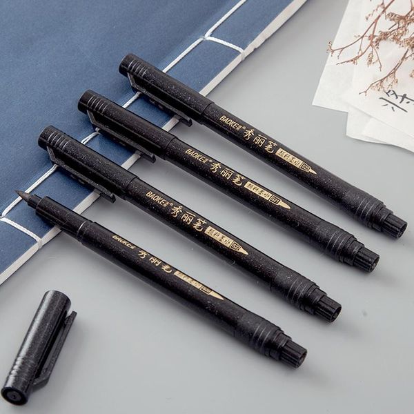 gel pens calligraphy pen multifunction brush lettering markers for writing drawing black ink stationery school supplies
gel pens calligraphy pen multifunction brush lettering markers for writing drawing black ink stationery school supplies