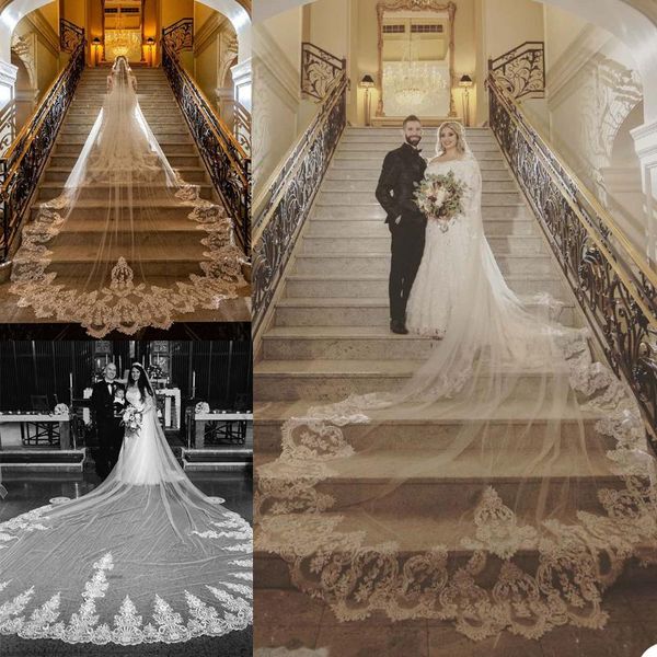 bridal veils gorgeous cathedral church lace appliques wedding accessories with hair combs custom made supper long, Black
bridal veils gorgeous cathedral church lace appliques wedding accessories with hair combs custom made supper long, Black